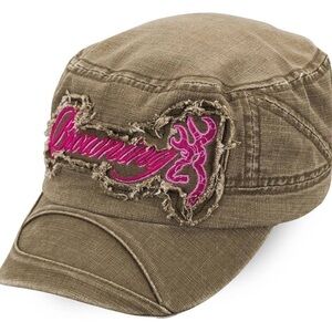 BROWNING | Geena | Cap | Tan/Magenta | Adjustable | One Size